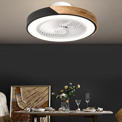 Deckenventilatorlampe - Leise LED-Beleuchtung mit Ventilator und Fernbedienung