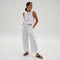 Leinen-Loungewear-Sommerset für Damen