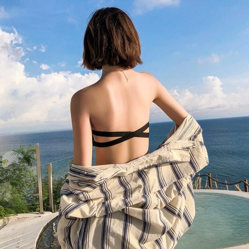 Soutien-gorge sans couture autoportant