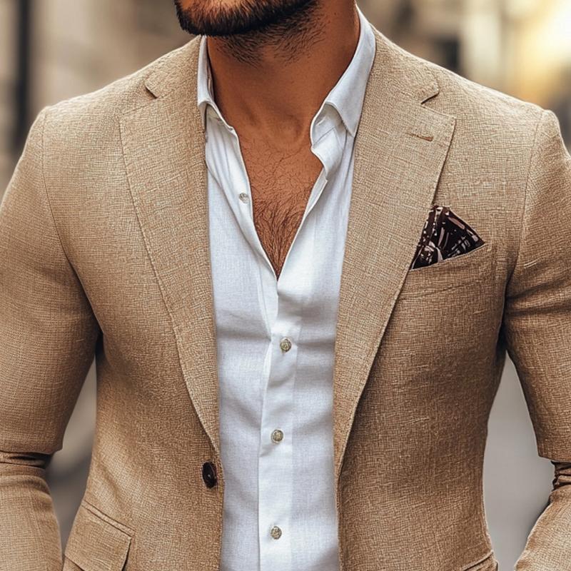 Casual blazer with two buttons