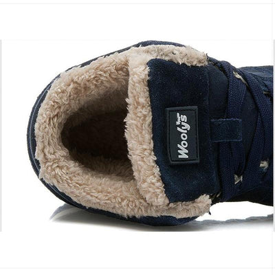 Herren Casual Warme Winterschuhe - Hohe Turnschuhe mit Pelzfütterung