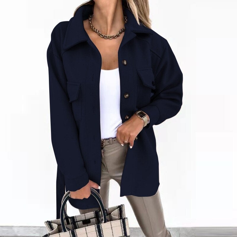 Boridashop| Fashionable Shirt Jacket