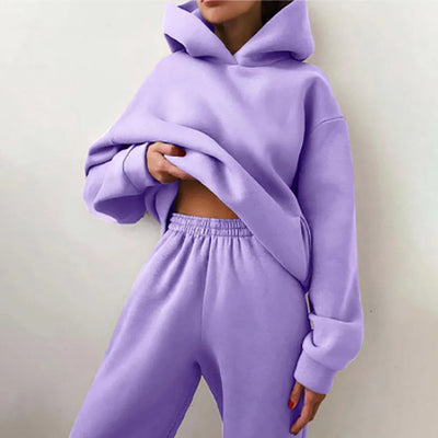 Casual Vintage Oversized Trainings- & Jogginganzug für Damen | Perfekt für lässige Tage