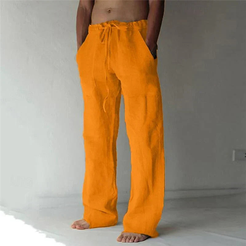 Baggy Linen Pants for Men Made of High-Quality Linen