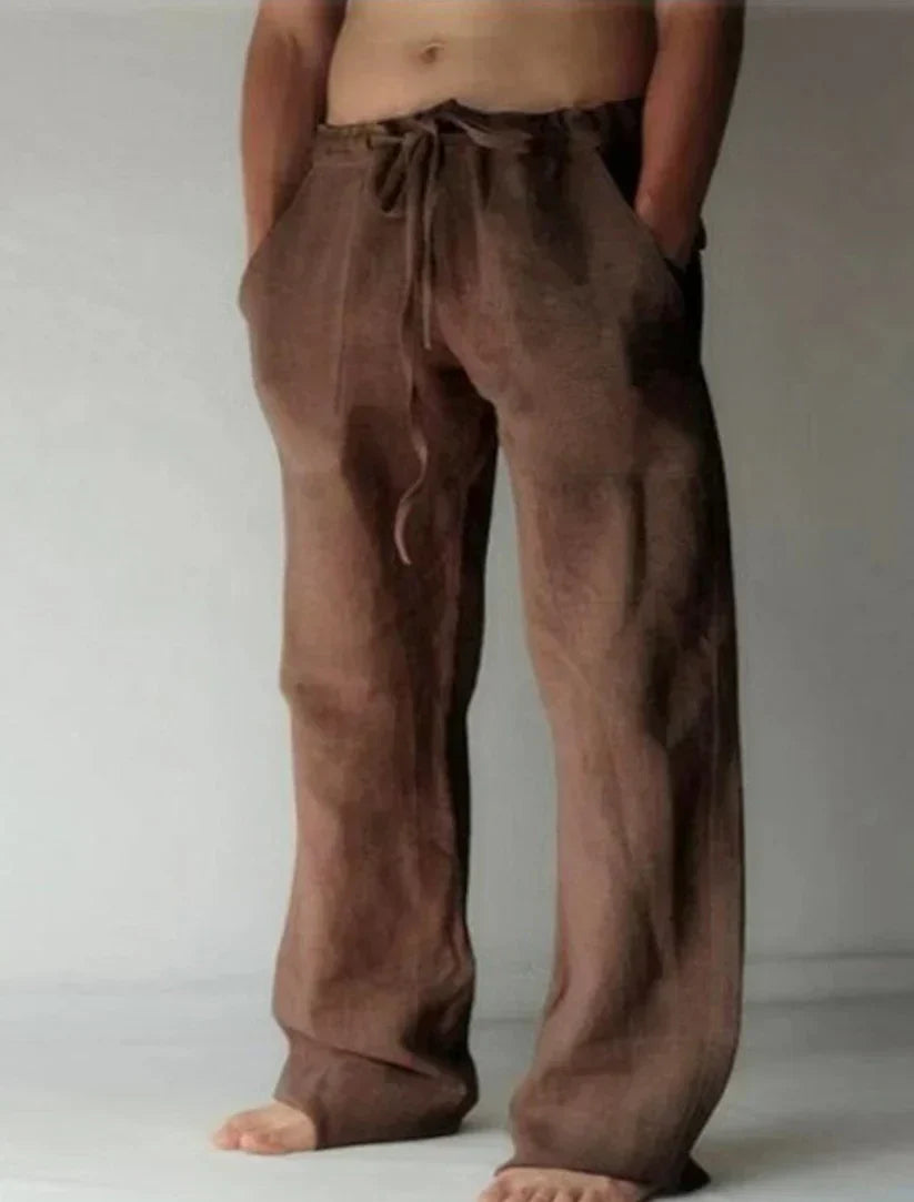 Baggy Leinenhosen für Männer aus hochwertigem Leinen