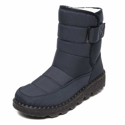 Wasserdichte und rutschfeste Damen Schneestiefel - Warme Winterstiefel für Schnee und Regen