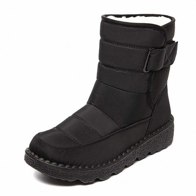 Wasserdichte und rutschfeste Damen Schneestiefel - Warme Winterstiefel für Schnee und Regen