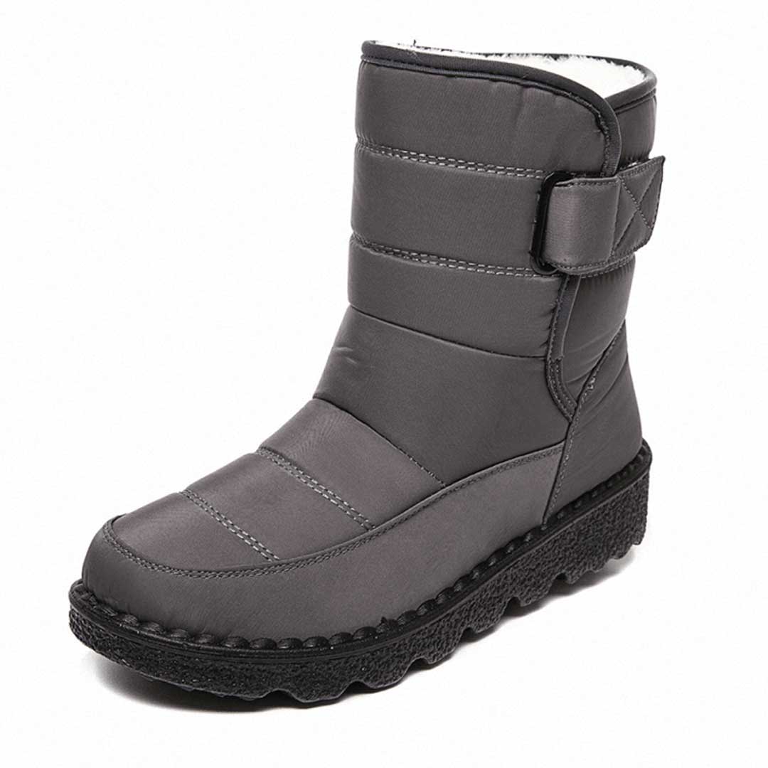 Wasserdichte und rutschfeste Damen Schneestiefel - Warme Winterstiefel für Schnee und Regen