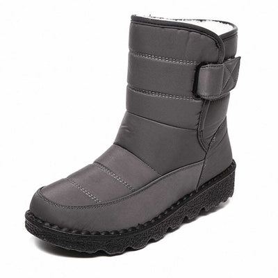 Wasserdichte und rutschfeste Damen Schneestiefel - Warme Winterstiefel für Schnee und Regen