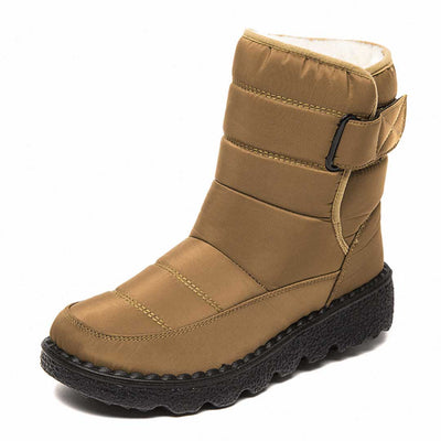 Wasserdichte und rutschfeste Damen Schneestiefel - Warme Winterstiefel für Schnee und Regen