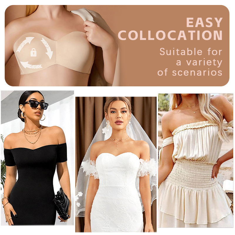 Strapless Bra with Full Support - Super Comfort & Lift