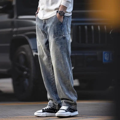 Trendige gewaschene Sommerjeans für Männer - Markust