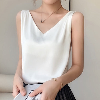 Trina - Luxuriöse Seidenweste für Frauen in elegantem Stil