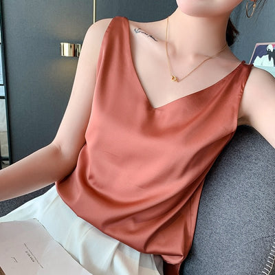 Trina - Luxuriöse Seidenweste für Frauen in elegantem Stil