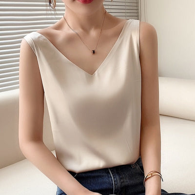 Trina - Luxuriöse Seidenweste für Frauen in elegantem Stil