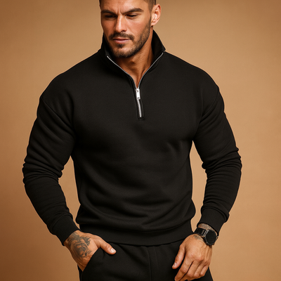 Suéter de hombre con media cremallera | Pieter