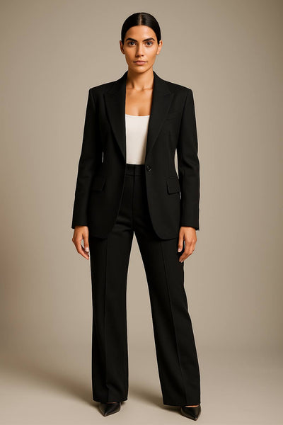 Zweiteiliges Blazer- und Hosenset für Damen