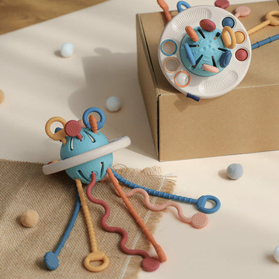 COZYPULL | Juguete sensorial Montessori para la dentición de niños pequeños 