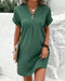 June – Damen Kleid mit V-Ausschnitt Elegantes Design & Bequemer Stoff