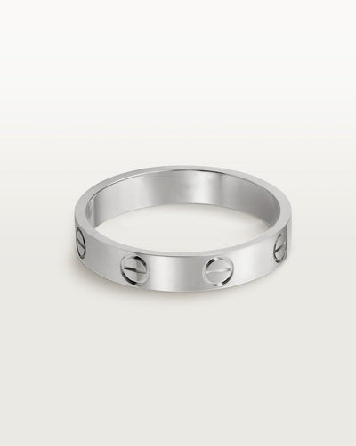 Aria - Unisex Ring Silber Größe eins Zinklegierung