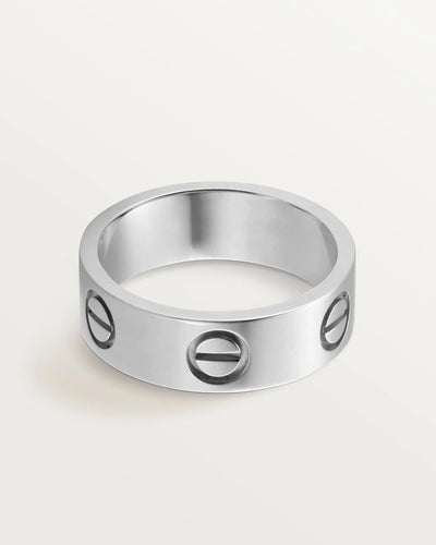 Aria - Unisex Ring Silber Größe eins Zinklegierung