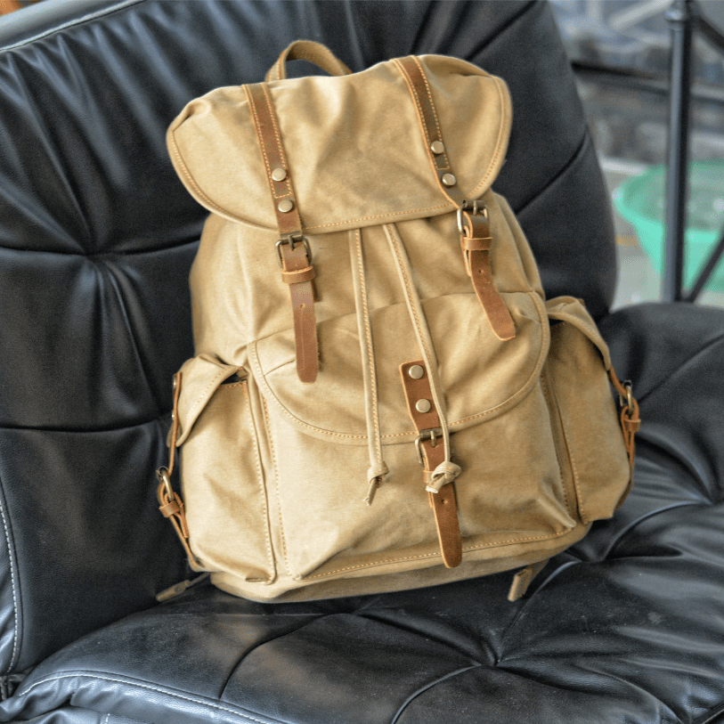 WessPack | Militärischer Segeltuchrucksack | Robust und Zuverlässig | Rucksack