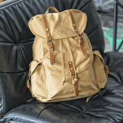 WessPack | Militärischer Segeltuchrucksack | Robust und Zuverlässig | Rucksack