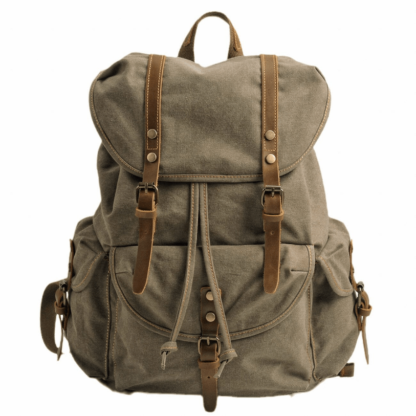 WessPack | Militärischer Segeltuchrucksack | Robust und Zuverlässig | Rucksack
