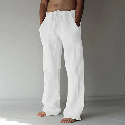 Baggy Leinenhosen für Männer aus hochwertigem Leinen