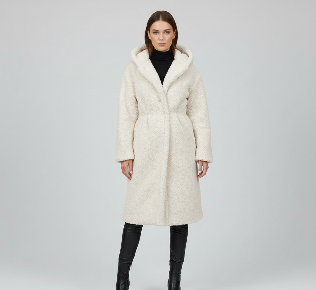 Cappotto da donna in pelliccia sintetica