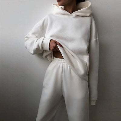 Casual Vintage Oversized Trainings- & Jogginganzug für Damen | Perfekt für lässige Tage