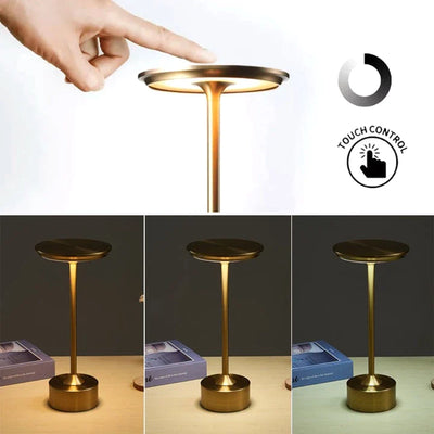 LuxeLumina - Metallische Eleganz Lampe